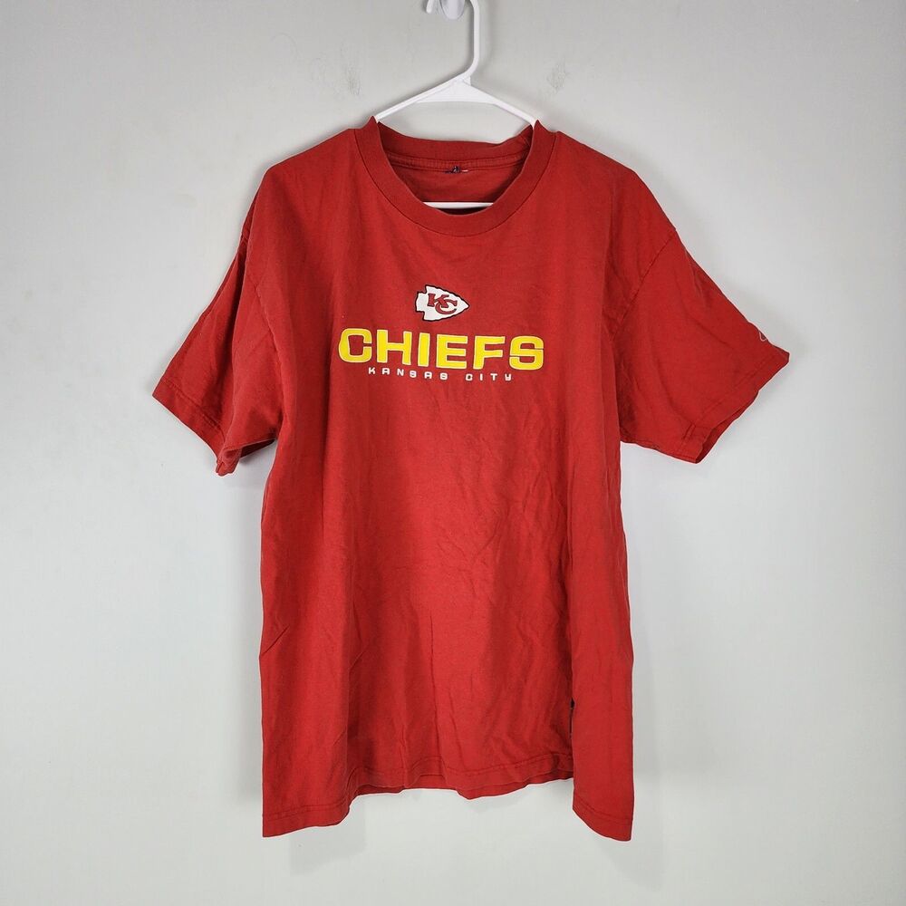 NFL On Field Team Apparel Reebok Kansas City Chiefs Football T-Shirt XL?